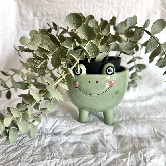 Green Frog Ceramic Trinket Dish - Picture 8 of 9